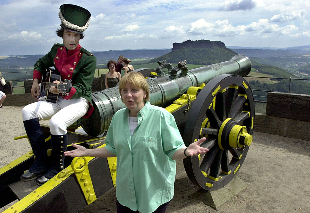 Angela Merkel, Festung Königstein, 2002
